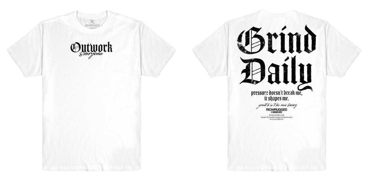 Rich/Rugged "Grind Daily" Graphic T-Shirt